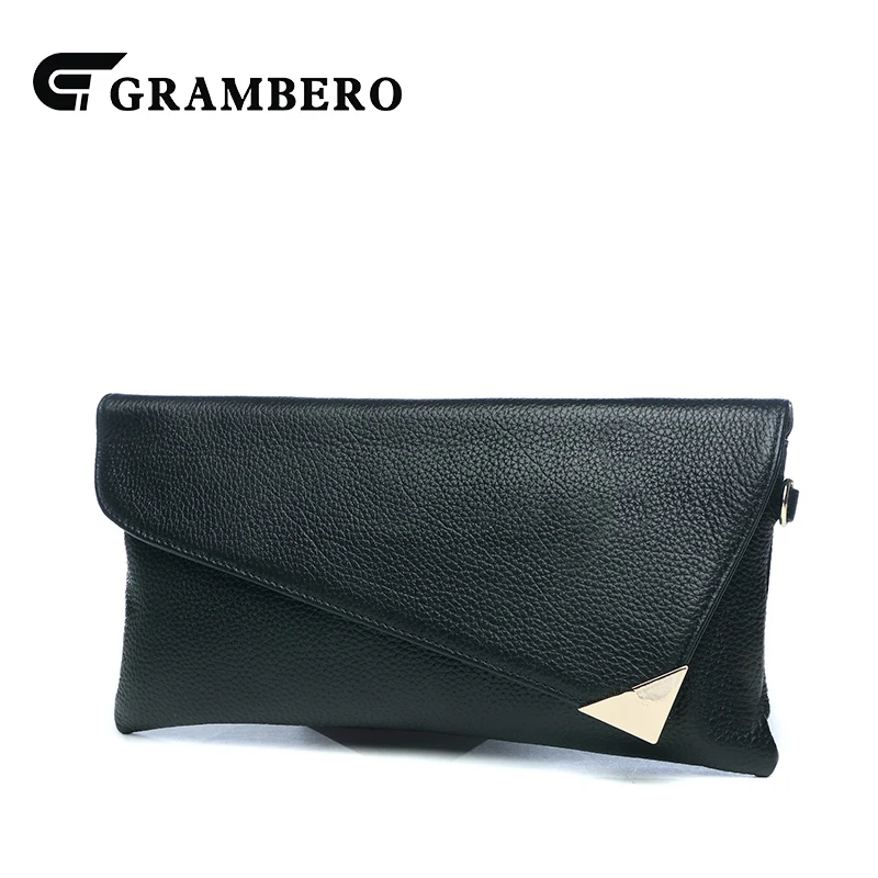 Fashion Solid Color Soft Genuine Leather Women Clutch Wallet Top Leather Cover Envelope Shoulder Bag Banquet Crossbody Bags Gift casual solid color top leather shoulder bag heart shaped decoration cover fashion women clutch wallet crossbody messenger bag