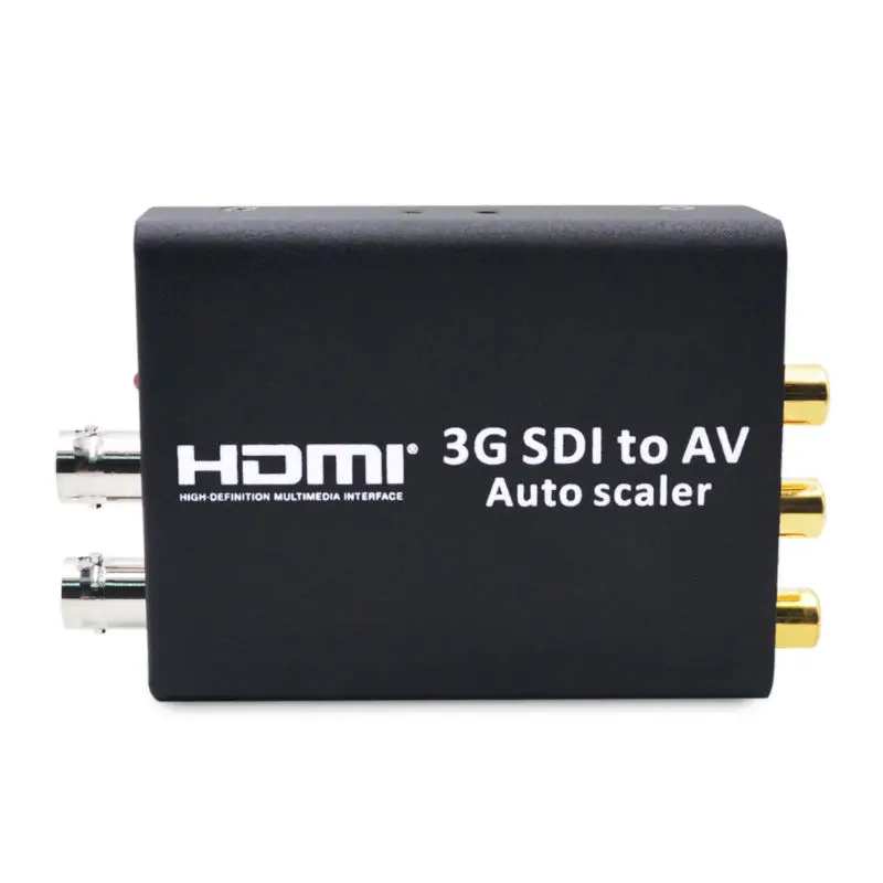 SDI to AV HD 3G SDI to CVBS Converter Auto Scaler Support 1080P L/R Audio Output SD-SDI HD-SDI Signal to Normal TV SDI to AV HD 3G SDI to CVBS Converter Auto Scaler Support 1080P L/R Audio Output SD-SDI HD-SDI Signal to Normal TV