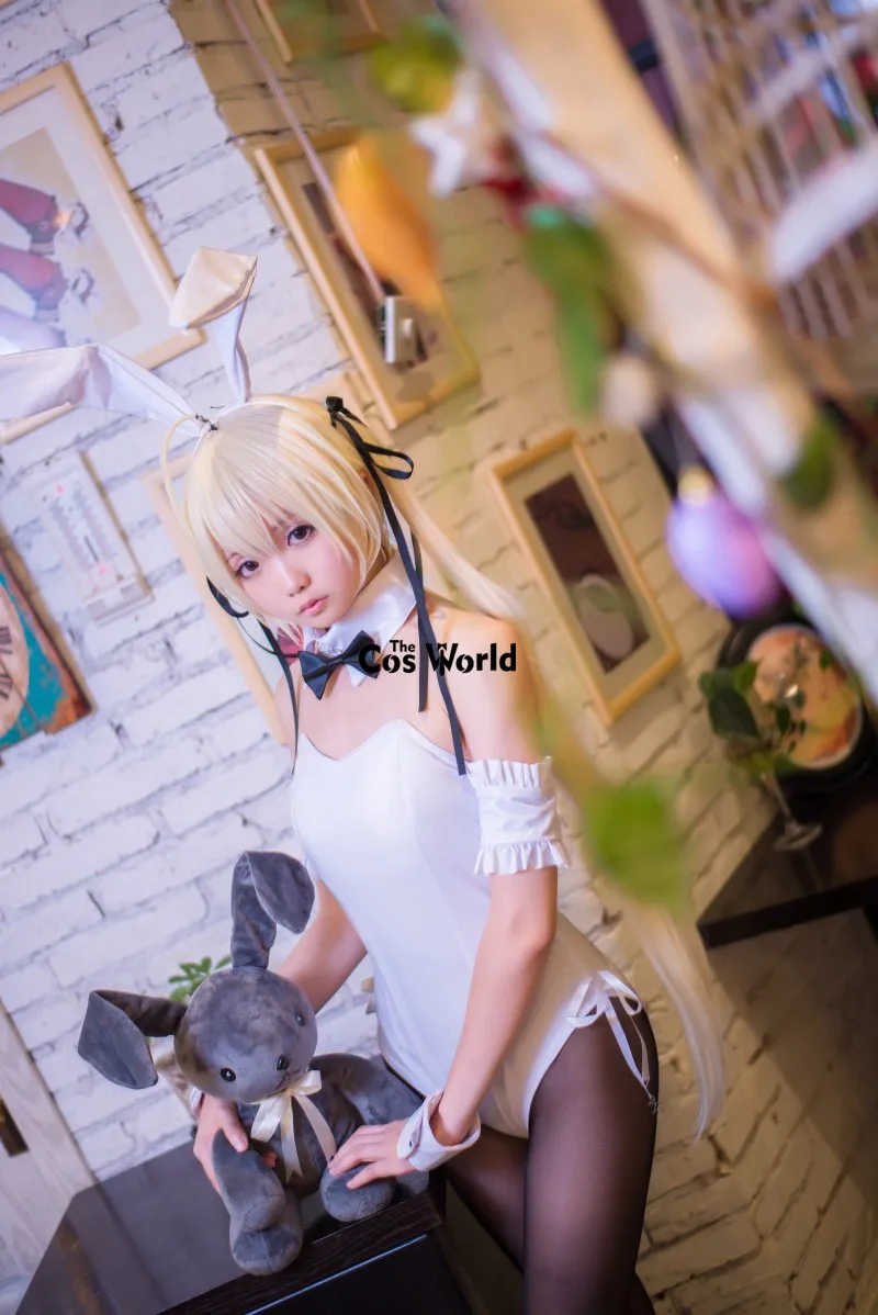 Yosuga no Sora Kasugano Bunny Girl Сексуальная горничная топ платье униформа наряд Аниме