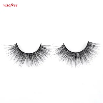 

Visofree Mink Eyelashes 3D Lashes Handmade Natural Mink Lashes Natural Black Long fluffy mink lashes for beauty #04 05 06
