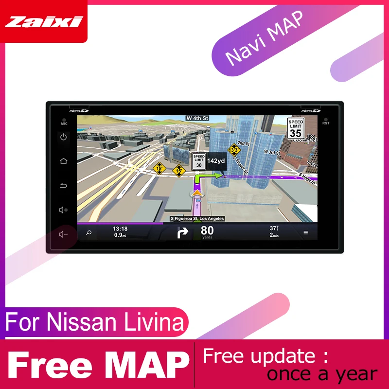 

ZaiXi For Nissan Livina 2006~2019 Car Android Multimedia System 2 DIN Auto DVD Player GPS Navi Navigation Radio Audio WiFi