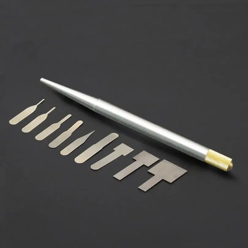 

IC Chip BGA Motherboard Hard Disk PCB Circuit Board Repair knife Curved Thin Blade Tool For iphone samsung