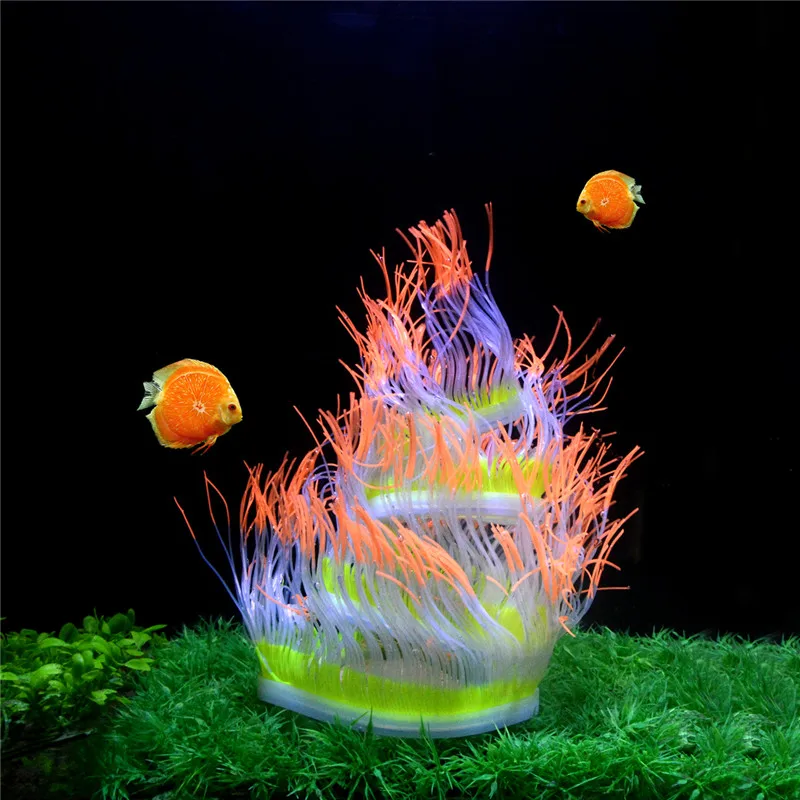 Buy Aquarium Decor Artificial Silicone Sea Anemone