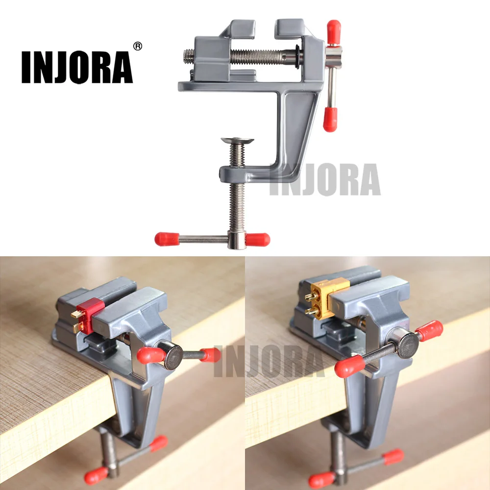 

INJORA 1PCS Metal Mini Table Vise Repair Welding Station Tool for RC Car Boat Drone