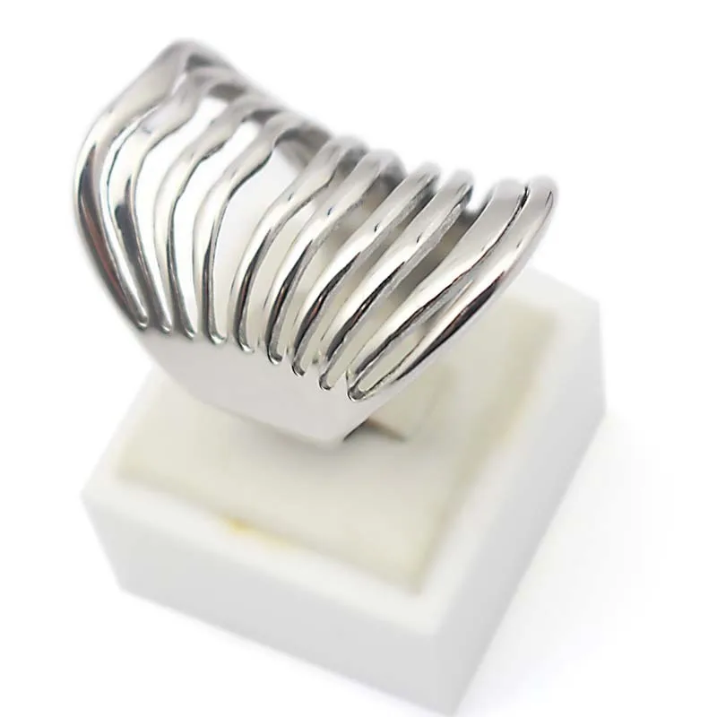 Stainless Steel Women/Men Ring for Women Punk Fashion Jewelry Wedding Party Ring 6,7,8,9 USA Size for stainless steel ring finger ring wedding rings wedding ring