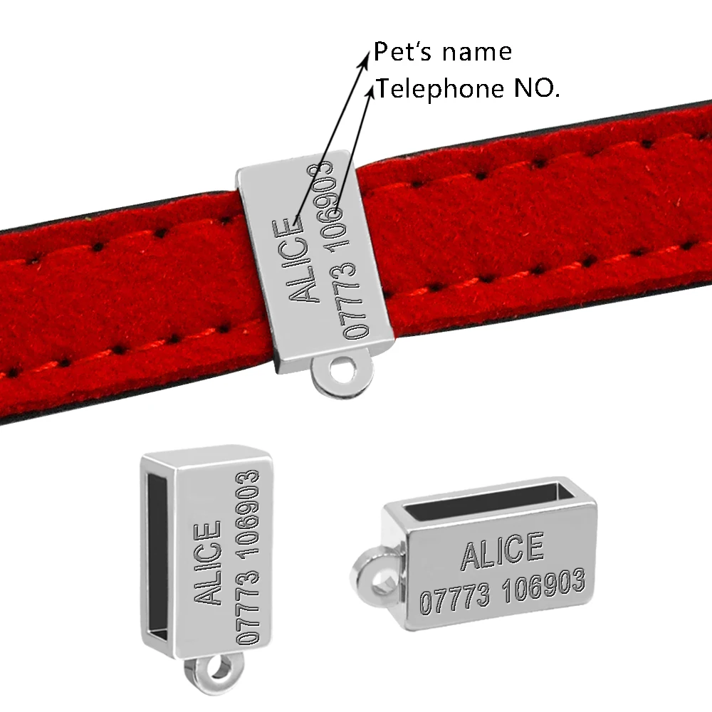 Pet id tags Small dog cat ID tag for collars engraved free engrave name phone fish/heart/square for Chihuahua French Bulldog