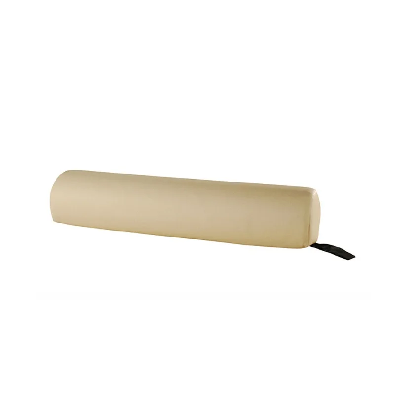 

3/4 Round Bolster 6"*5"*26", sponge massage cervical headrest lumbar pad leg long pillow beige