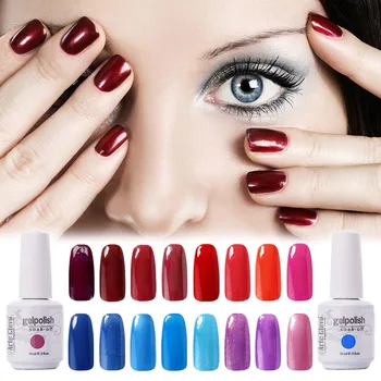 

Hot Sale 15ml Arte Clavo Gelpolish Choose Any 10 Colors Gel Lacquer Nail UV Lamp Soak off Gel Polish