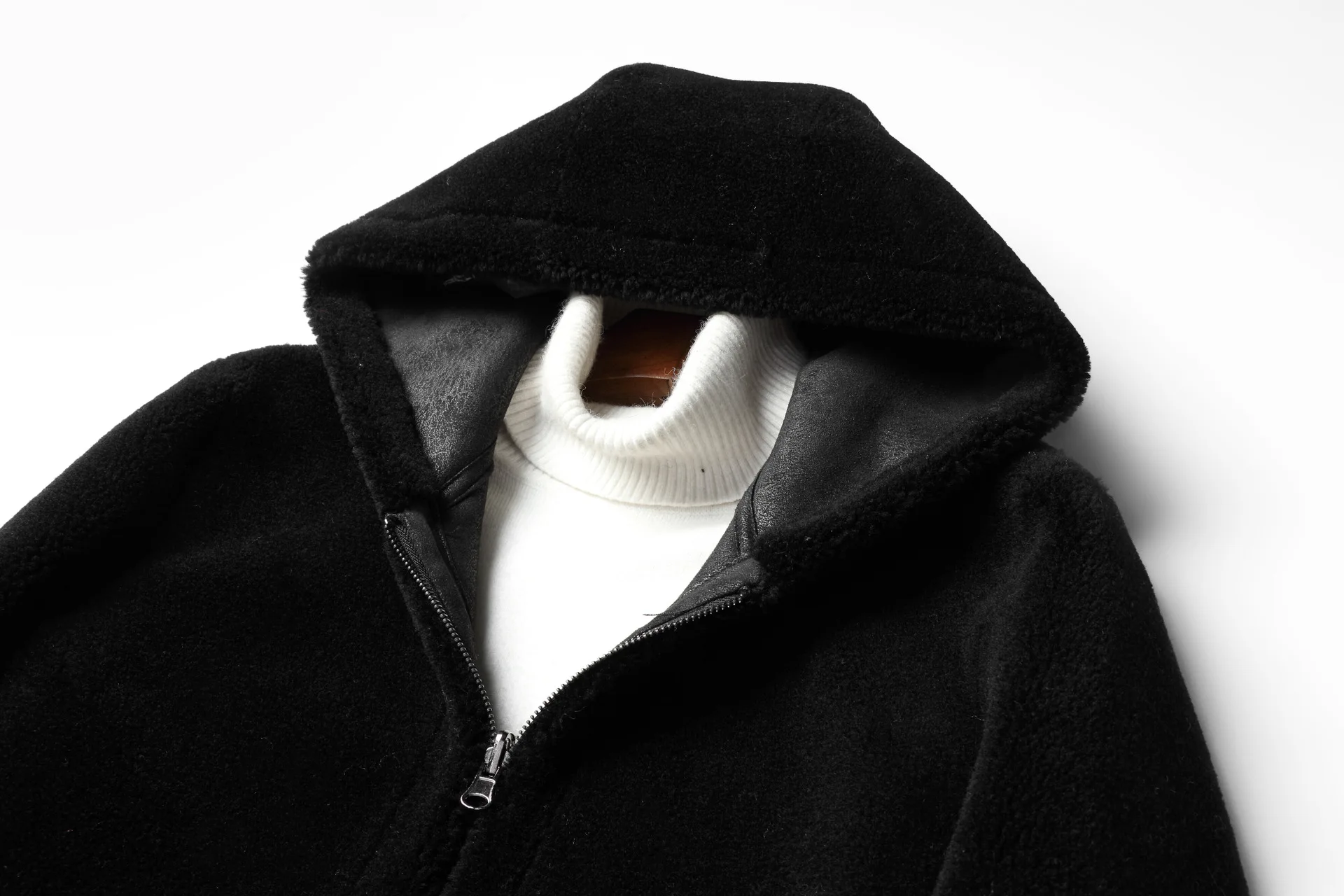 AYUNSUE пальто из натурального меха для мужчин 2019 осенне-зимняя Двусторонняя одежда куртка мужская с капюшоном овечья шуба Chaqueta Cuero Hombre 902 YY314