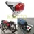Chrome Red 12 v 19 pz Fanali Posteriori A LED Lampada del Freno Lucas Luce di Coda Universale per Bobber Chopper Classic Vintage Cafe Racer