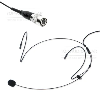 

4 Pins 4Pin Hirose Plug Headworn Earset Headset Microphone For Audio Technica ATW 1001 T1000a Wireless System Bodypack UniPak