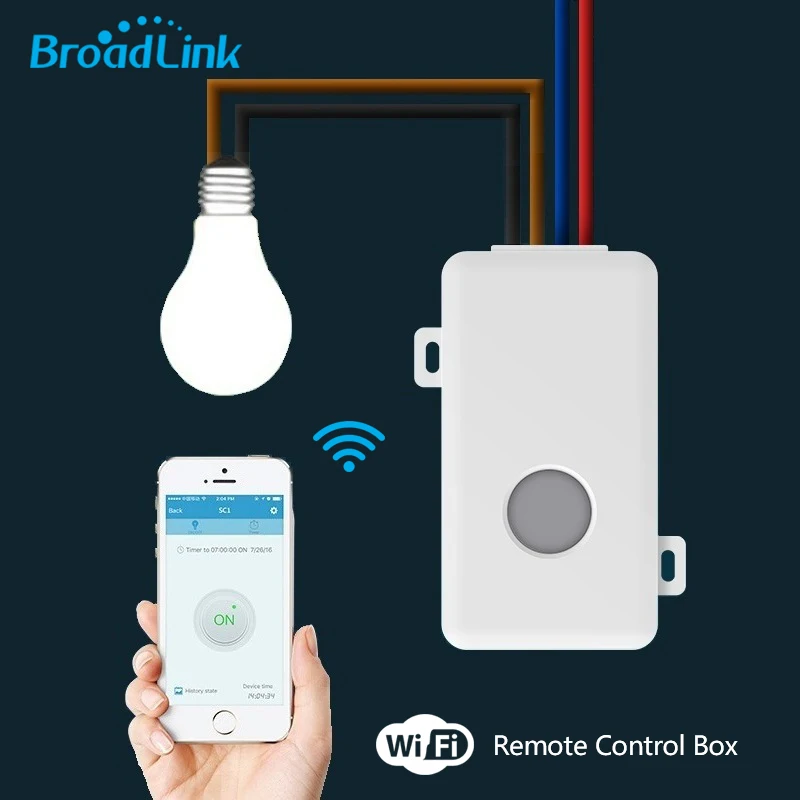 

2018 Broadlink Remote Control Wifi Switch Smart Home automation/ Intelligent WiFi Center for APP Smart Home Controls 10A/2500W