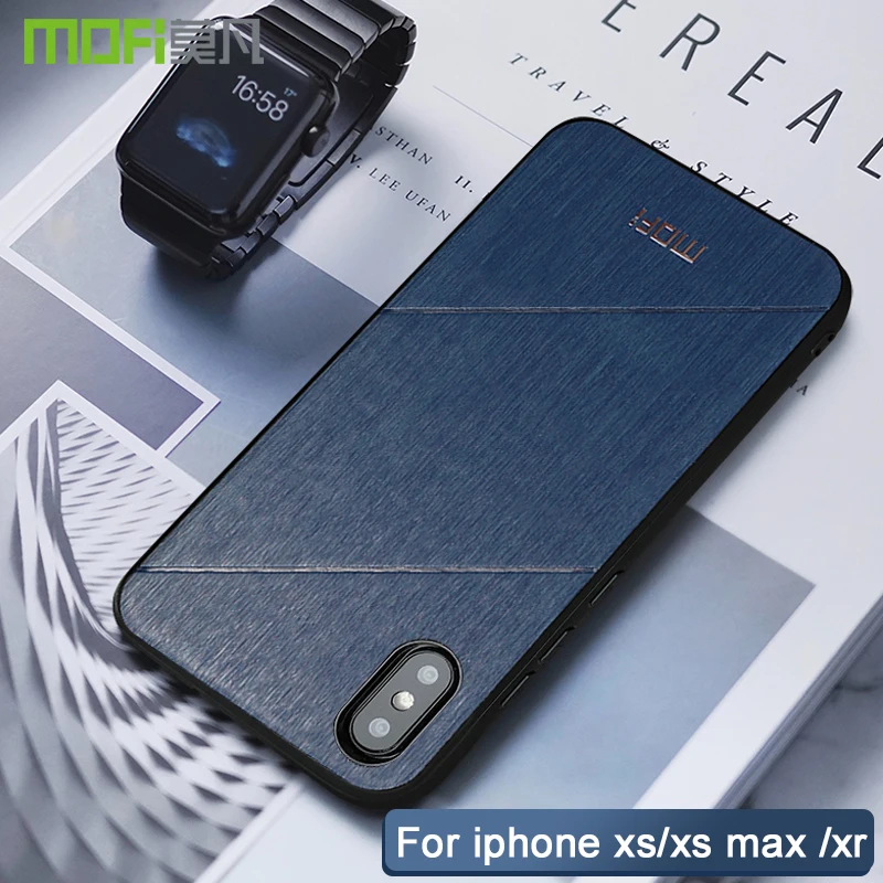 for iphone xs/xs max case cover Mofi original hard buiness style xr conque fundas xs |