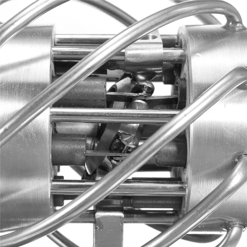 Внешнее сгорание из нержавеющей стали 16 цилиндровый горячий воздух Стирлинг двигатель мотор модель креативный мотор двигатель игрушки серебряный цвет