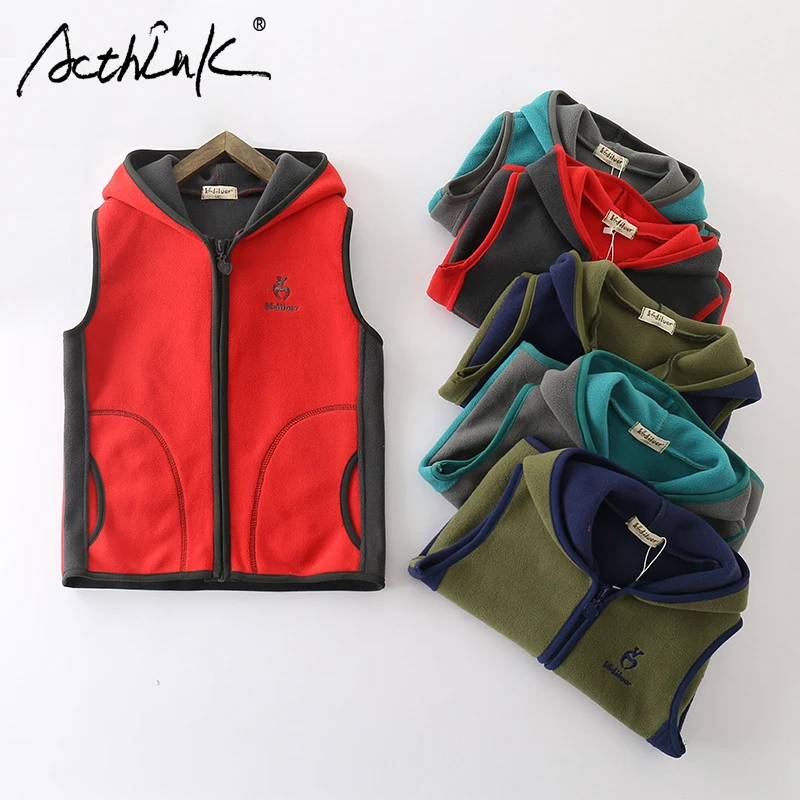 fleece running vest