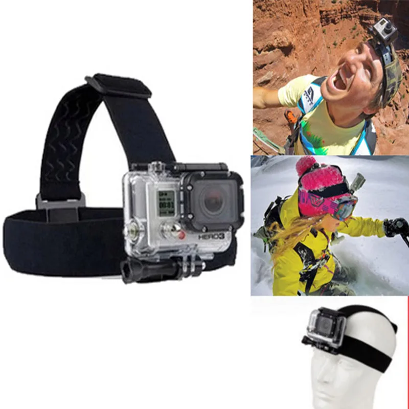 Регулируемый эластичный ремень Foleto крепление на голову для камеры gopro Hero6 5 4 3 2 sjcam