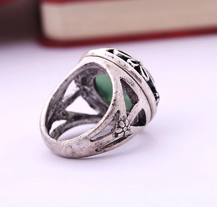 Женское винтажное кольцо с цветком из металлического сплава|women big ring|big fashion ringsbig