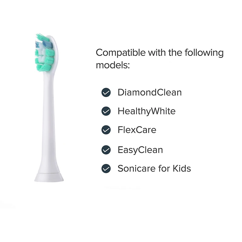 

4x For Philips Sonicare Toothbrush Replacement Heads Electric ProResults 2 Series Plaque Control HX9023/64 HX9340 HX6950