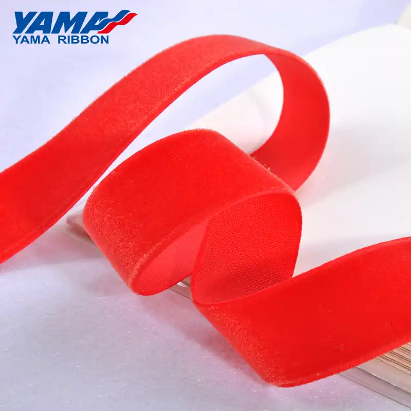 Plain Velvet Red Ribbon 9mm *3 Sizes Available*