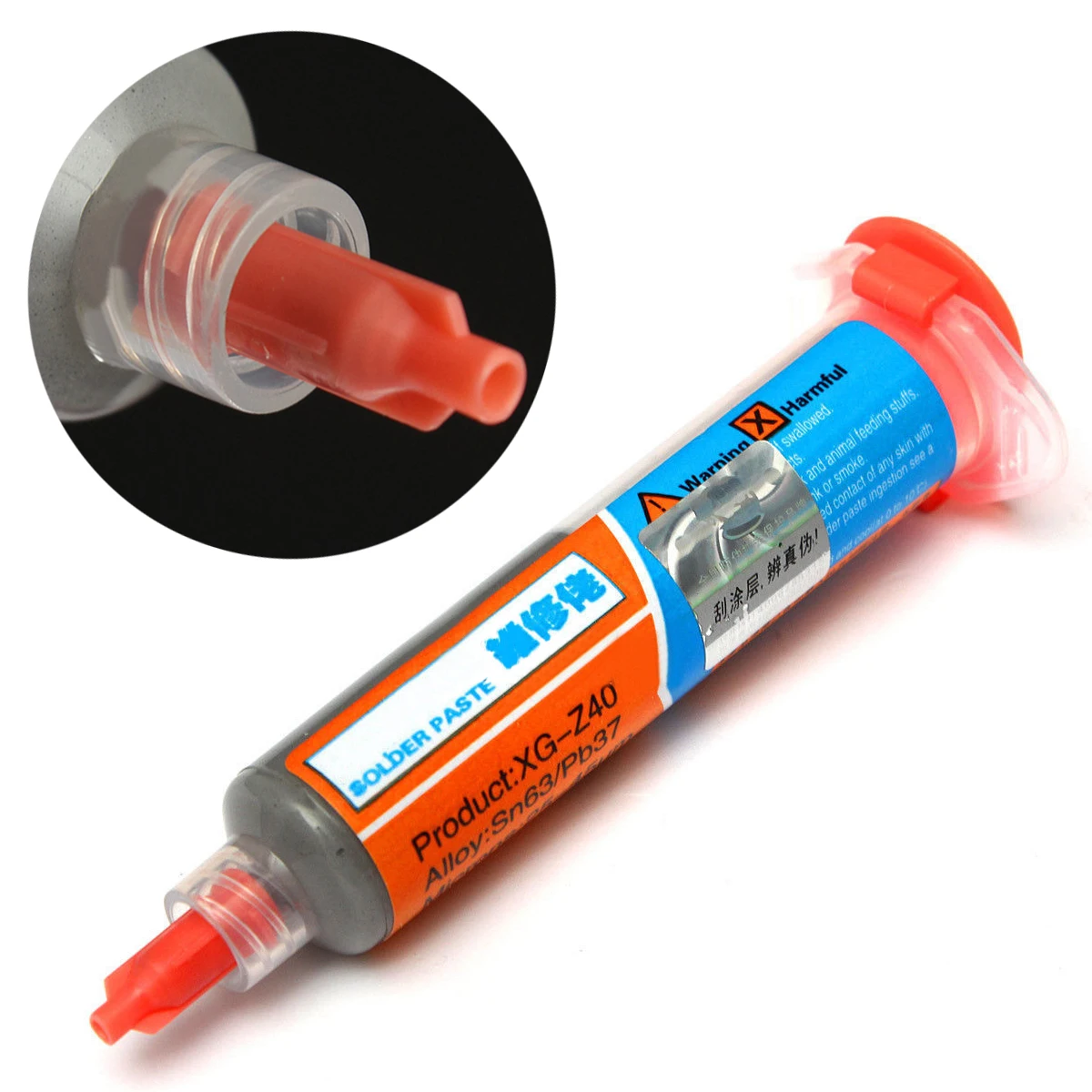 1pc XG-Z40 10CC Syringe Solder Paste Flux Sn63/Pb37 25-45um Soldering Paste