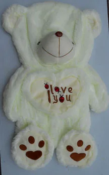 

Love teddy bear Skin Plush toys English Plush bear skin for Valentine's Day gift Free Shipping