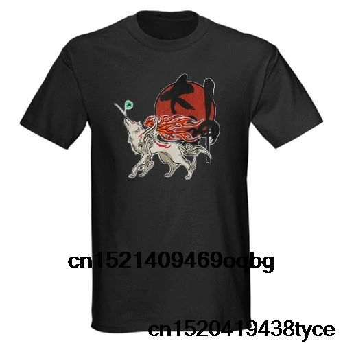 CafePress Оками волк темно-Футболка 100% хлопок футболки с круглым вырезом