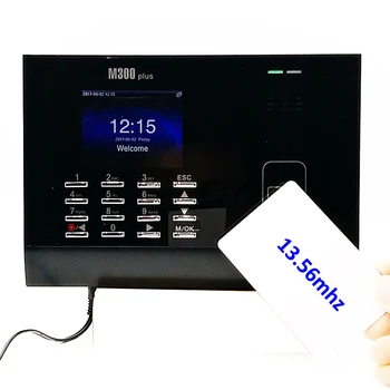 

Standalone M300plus 13.56Mhz proximity rfid card Time Attendance Linux system color LCD card attendance System time Recording