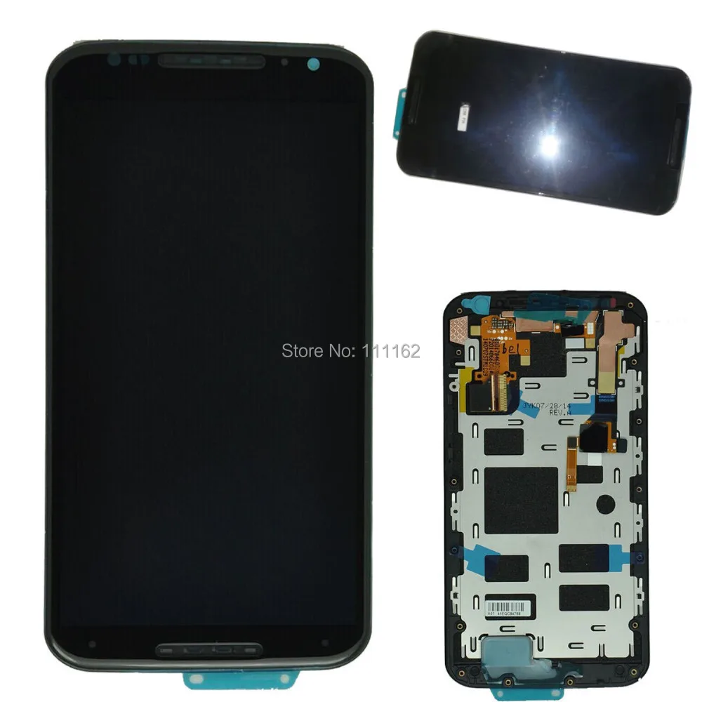 

For Motorola Moto X+1 X 2nd Gen 2014 XT1096 LCD Touch Digitizer Screen + Frame Bezel
