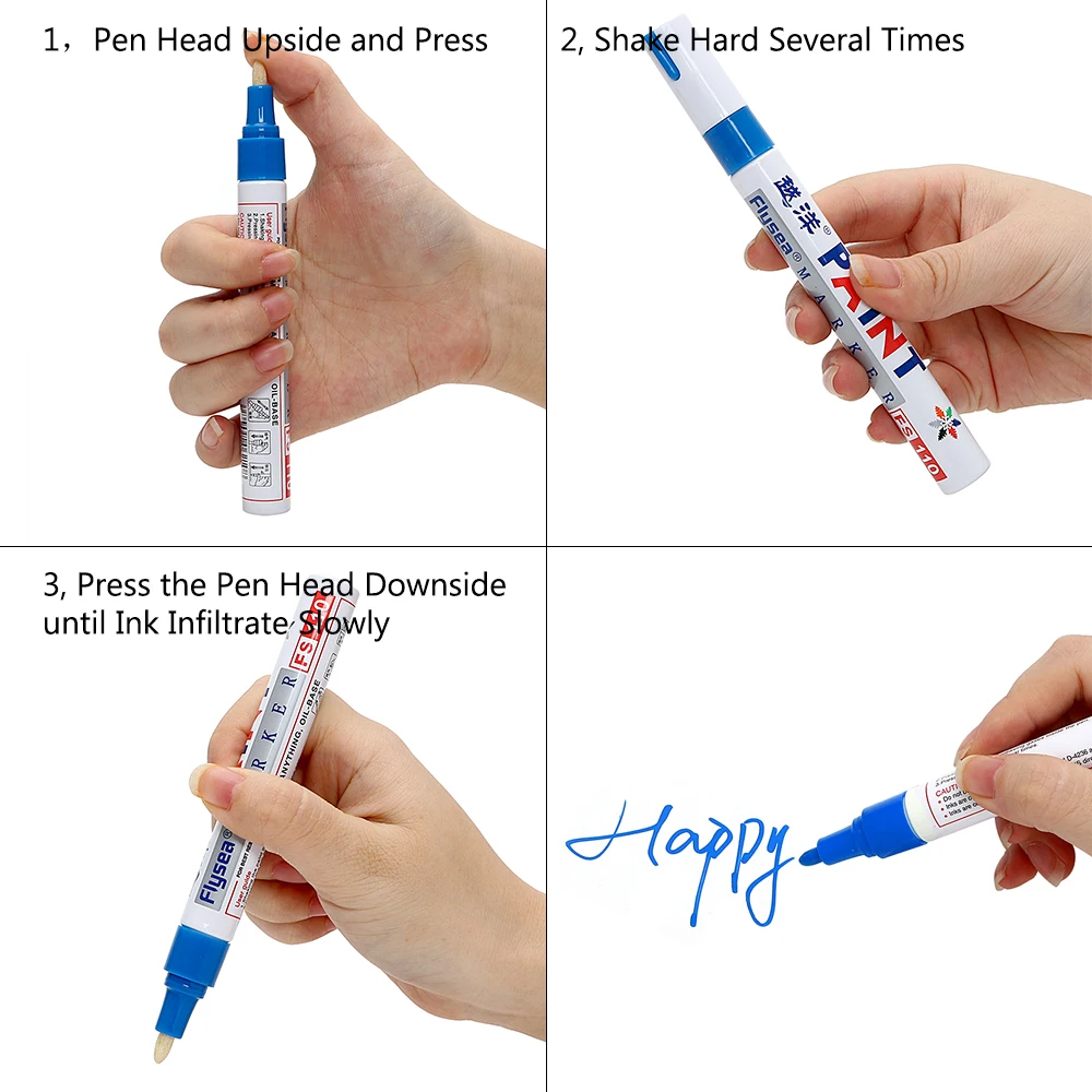 Водонепроницаемый Красящие ручки Краски уход для автомобильных шин протектора маркер автомобиль-Стайлинг Универсальный