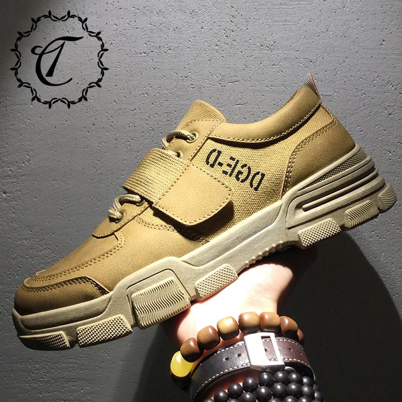

CatriCa Canvas High Quality Fashion Luxury Designer Shoes Men Hot Sale Trainers Leather Sneakers 2019 Black Beige Khaki L-1802