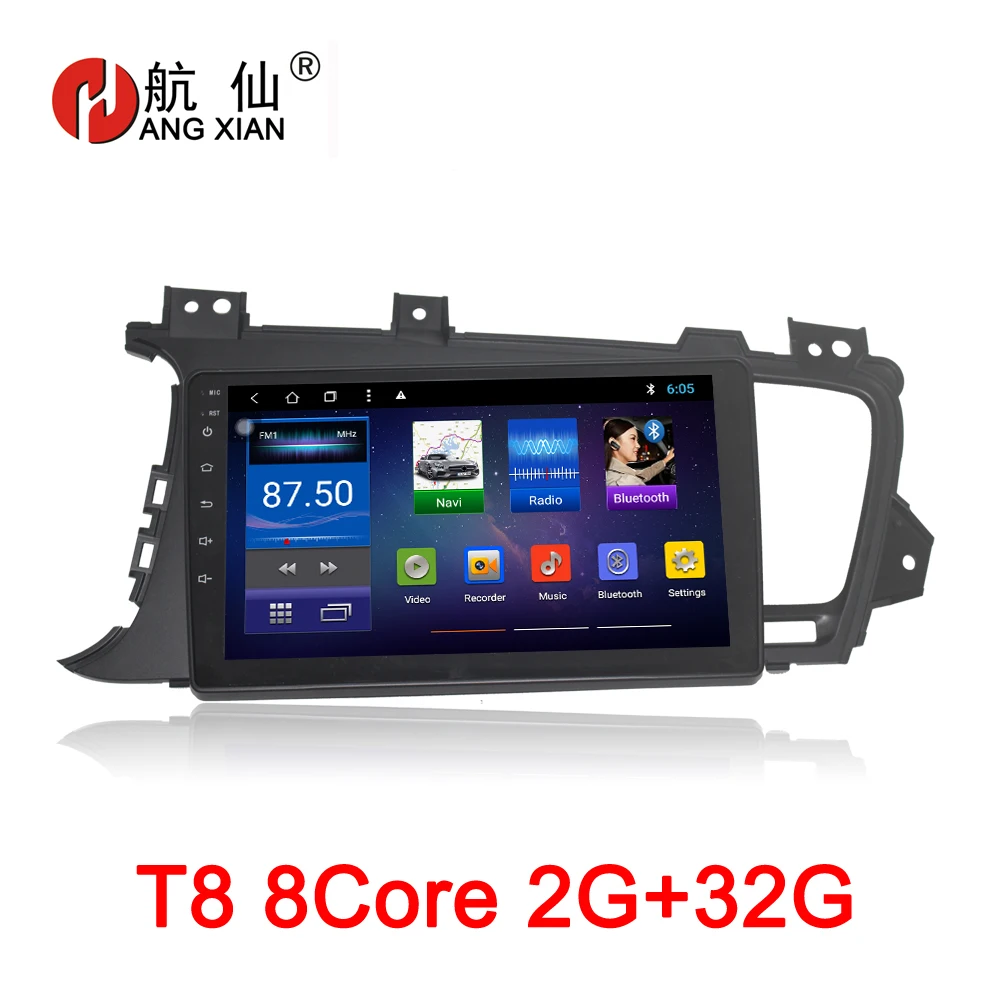 

9 inch Android 8.1 Octa 8 Core 2G RAM 32G ROM Car DVD Player for KIA K5 Kia Optima 2011-2015 Car Radio GPS Navigation WIFI