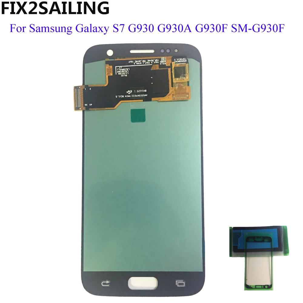 Lcds S7 для SAMSUNG GALAXY G930A G930F SM ЖК дисплей кодирующий преобразователь сенсорного