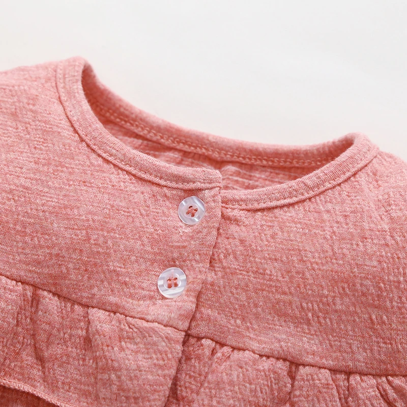 Осенний комплект для маленьких девочек, наряд для новорожденных, хлопковое пальто+ боди с буквенным принтом+ розовые штаны, комплект одежды из 3 предметов для 6-24 месяцев