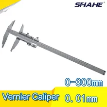 Buy Vernier caliper 0-300mm inner diameter outside diameter depth step four use 0.02mm