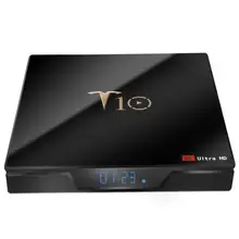 T10 Android 7.1.2 S905W Четырехъядерный 4K медиаплеер 16 ГБ+ 2 Гб Smart tv Box US