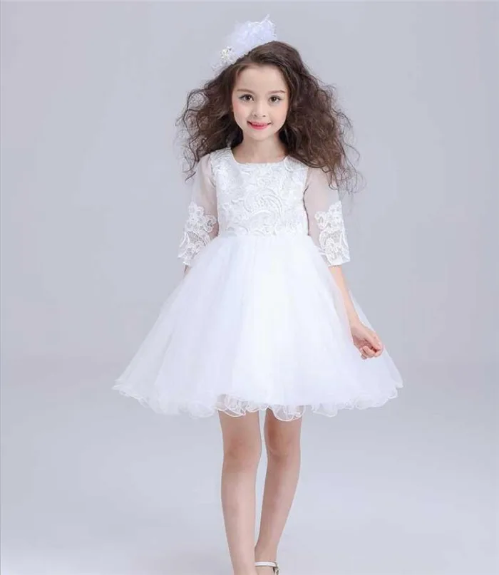 

New Ivory White Baby Girls Birthday Dresses For Baptism Infant Princess Lace Christening Gown Newborn Toddler Bebes Clothes