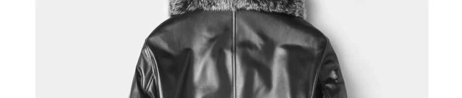 Зимнее мужское кожаное пальто с лисьим меховым воротником, пальто из натуральной кожи, пуховик, стиль пилот, кожа овчины, мужская кожаная куртка, новинка