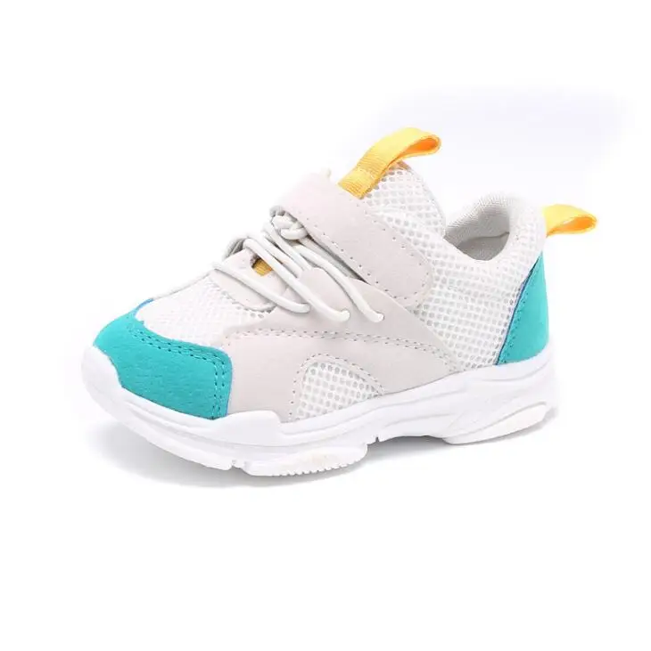 

Spring 2019 New Fashion Net Breathable Leisure Sports Running Shoes For Girls White Shoes For Boys Brand Kids Shoe