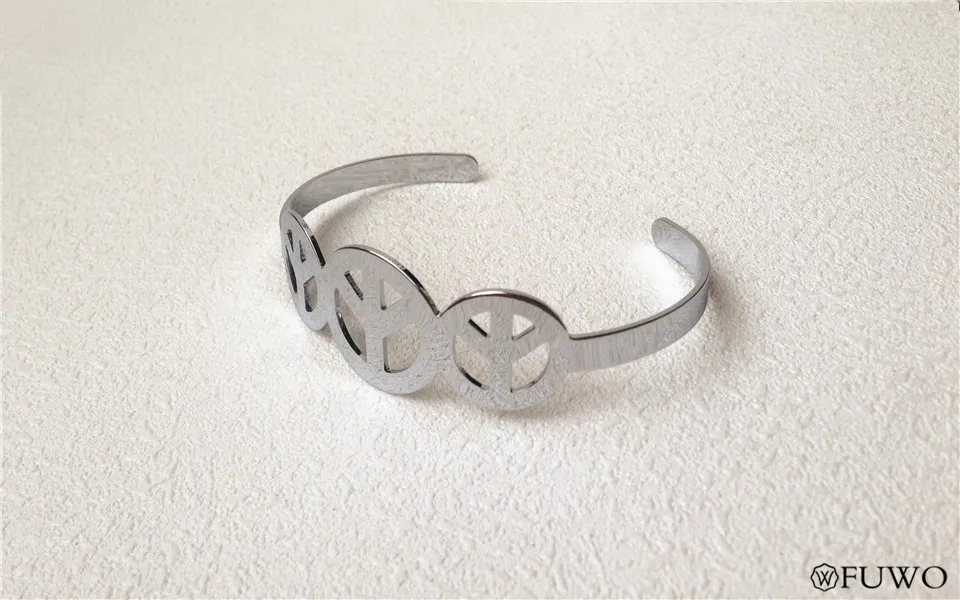 Peace Sign Bangle 8