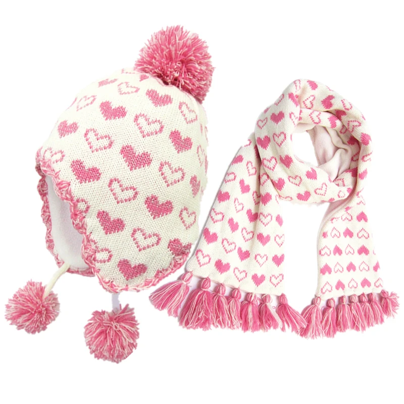 Buy Autumn Winter Baby Girls Knitted Caps Girls Crochet Beanie