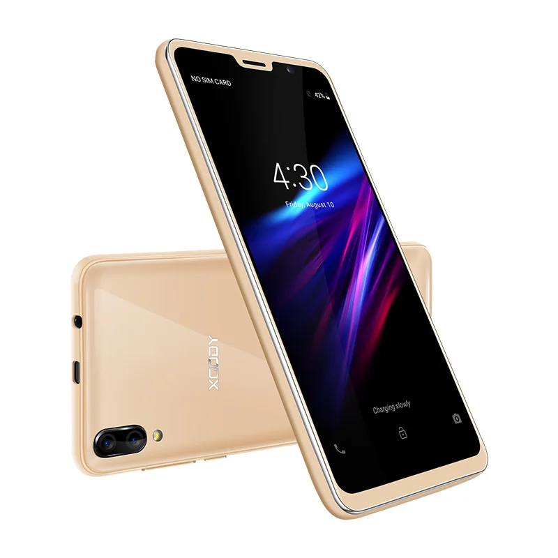 XGODY D26 Unlock 3G Dual Sim Cards Smartphone 5.5 Inch Android 8.1 Oreo Face ID Unlock Mobile Phone 2200mAh Quad Core 1GB+8GB