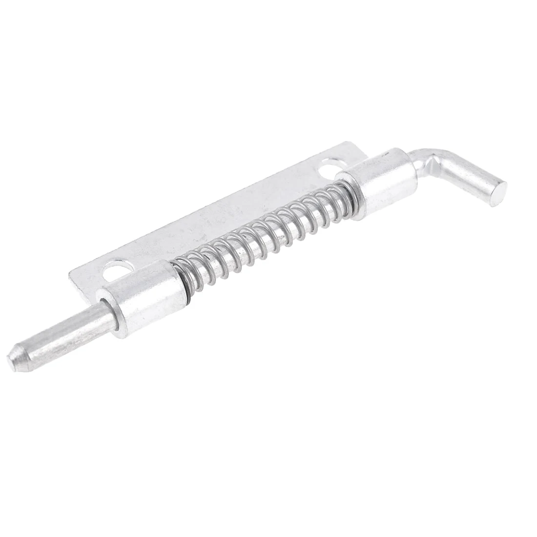 

Hardware Spring Loaded Metal Security Barrel Bolt Latch 3.5" Long Silver Tone