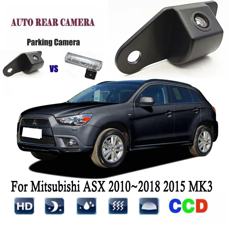 

Car rear camera For Mitsubishi ASX asx 2010~2018 2015 MK3 original Reserved hole CCD Night Vision Backup Reverse camera