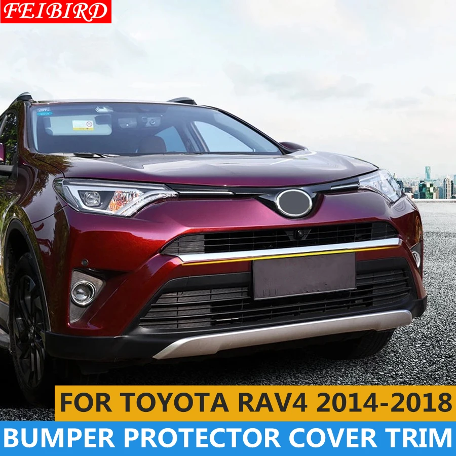 ABS передняя сторона Нижний Бампер защитная пластина Накладка 1 шт. для Toyota RAV4 Rav 4