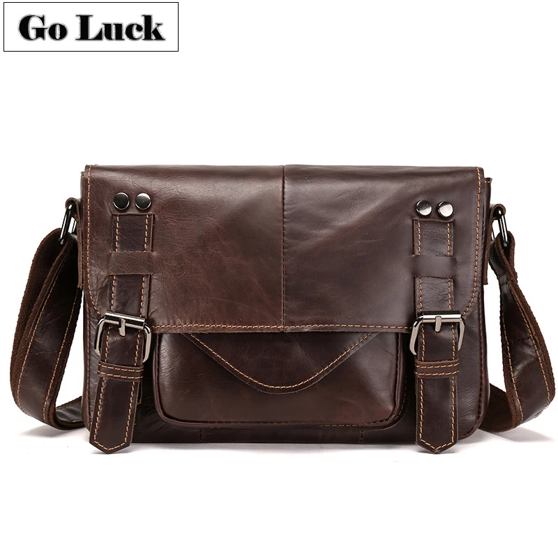 Genuine Leather Casual Business Messenger Bag Women Crossbody Shoulder Bags Travel Ipad Pack-in ...
