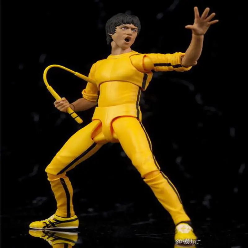 

SHF Kung Fu Superstar Bruce Lee Action Figrues BJD 75th Anniversary Toys 14cm