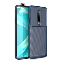 For OnePlus 7 Pro Case Cover Carbon Fiber Texture Shockproof Soft TPU Silicon Back Cover Case for One Plus 7Pro Capa Accessorie