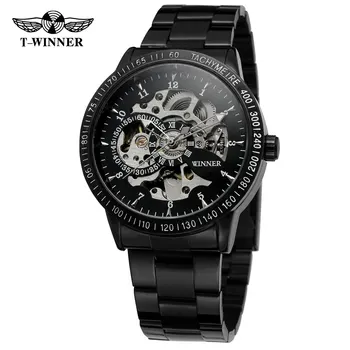 

2017 New Winner Luxury Sport Clock Men Automatic Watch Skeleton Military Mechanical Watch Relogio Male Montre Relojes Mens Watch