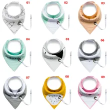 Новые удобные для переноски хлопковые детские нагрудники с веревкой мультяшное полотенце младенцев детский нагрудник для Кормление новорожденных Слюнявчики