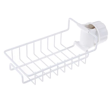 

Stainless Steel Hot Sink Hanging Storage Rack Holder Faucet Clip Bathroom Kitchen Dishcloth Clip Shelf Drain Dry Towel Organizer